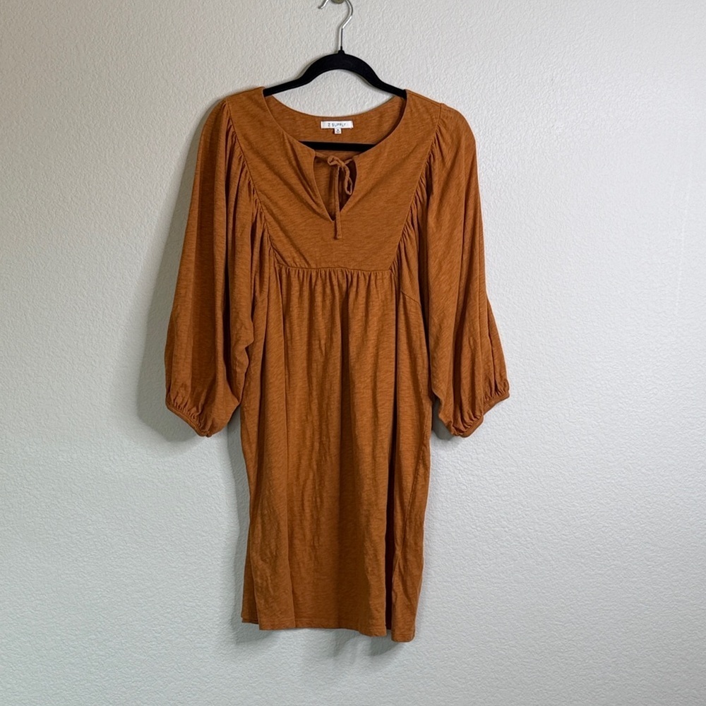 Z Supply Ventura mini dress in spice women’s medium EUC - Picture 2 of 7
